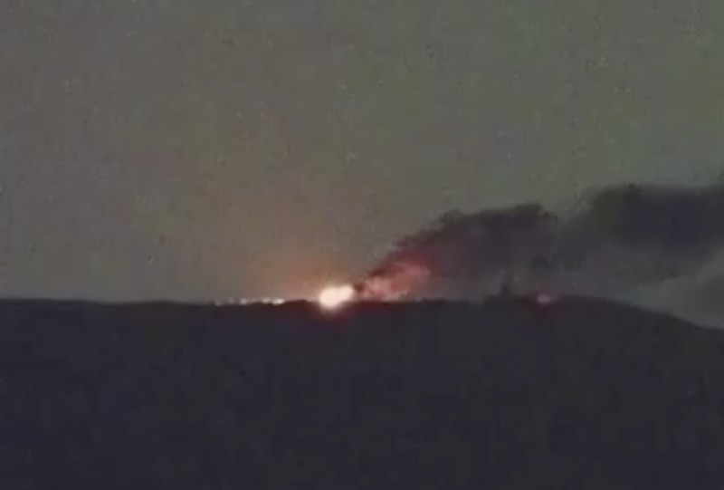 Ledakan pos militer Israel di Perbatasan Lebanon. (REUTERS)