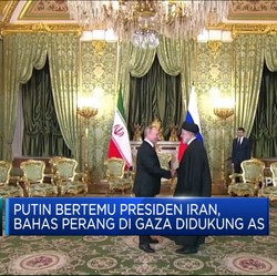 Presiden Iran Temui Putin, Tuding AS Dukung Genosida Di Gaza