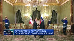 Presiden Iran Temui Putin, Tuding AS Dukung Genosida Di Gaza