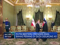 Presiden Iran Temui Putin, Tuding AS Dukung Genosida Di Gaza
