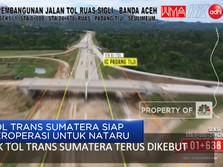 Mantap! Tol Trans Sumatera Siap Beroperasi untuk Nataru