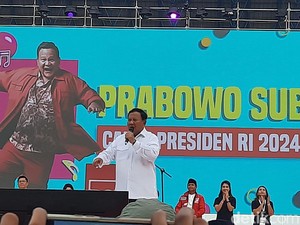 Prabowo Puji Kerja Jokowi: Kewalahan Juga Saya Jadi Menterinya