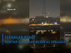 Video: Serangan Roket Hantam Kedutaan Besar AS di Bagdad