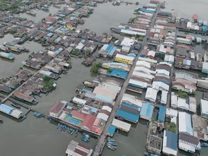 Melihat Kota Terapung di Natuna, 80% Rumah Warga Ada di Laut