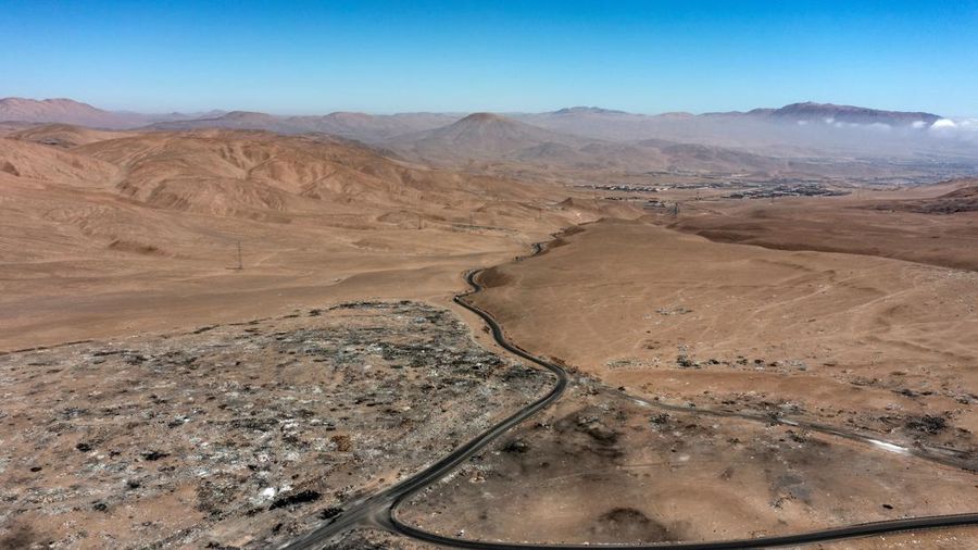 Suasana Gurun Atacama. (AFP via Getty Images/MARTIN BERNETTI)