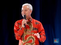 Ganjar Pakai Batik Naga di Depan Pengusaha, Apa Maknanya?