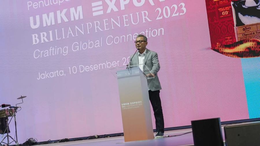 Dirut BRI dalam Penutupan UMKM EXPO(RT) BRILianpreneur 2023