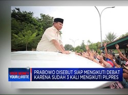 Video: Gerindra Pastikan Prabowo Siap Ikuti Debat Pilpres