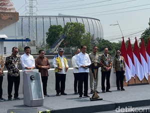 Jokowi Resmikan Stasiun Pompa Ancol Sentiong, Terbesar di Indonesia
