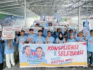 Massa di Jateng Bentuk Relawan Gaspoll Bro, Siap Menangkan Prabowo-Gibran