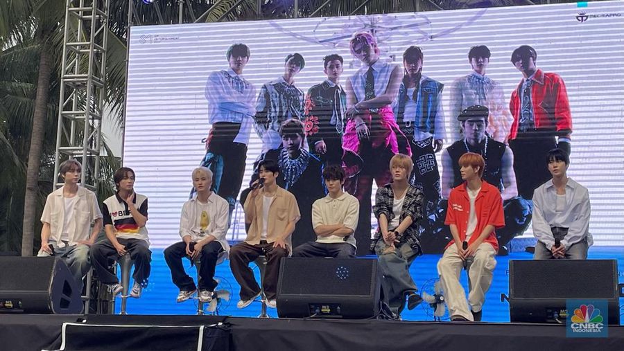NCT 127. (CNBC Indonesia/Rindi Salsabilla)