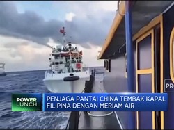 Video: Panas LCS, Penjaga Pantai China Tembak Kapal Filipina