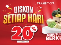 Warga RI! Transmart Diskon Tiap Hari, 20% untuk Produk Fresh