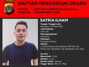 Dicari! Satria Buron Polda DIY, Ini Ciri-cirinya