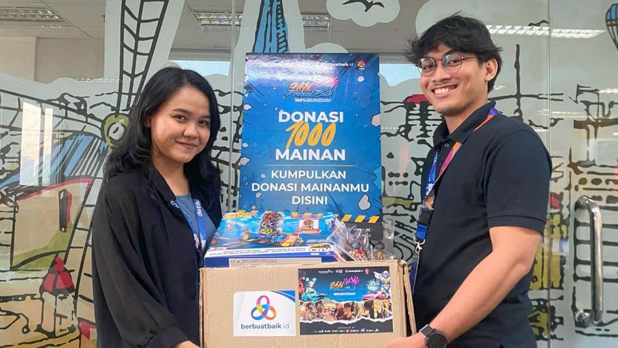 Donasi 1000 Mainan. (Dok. Berbuat Baik)