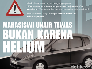 Infografis: Mahasiswi Unair Tewas Bukan karena Helium