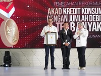 BJTM Pecahkan Rekor MURI Akad Massal Kredit Konsumer