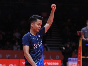 BWF World Tour Finals 2023: Duel Tiga Gim, Ginting Bungkam Shi Yu Qi!