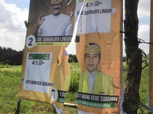 Baliho Dirusak, Golkar Badung Lapor Polisi