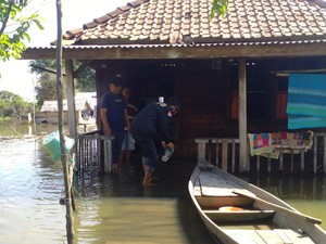 Banjir Landa Dusun Kepuh di OKU Timur, 93 KK Terdampak tapi Belum Mengungsi