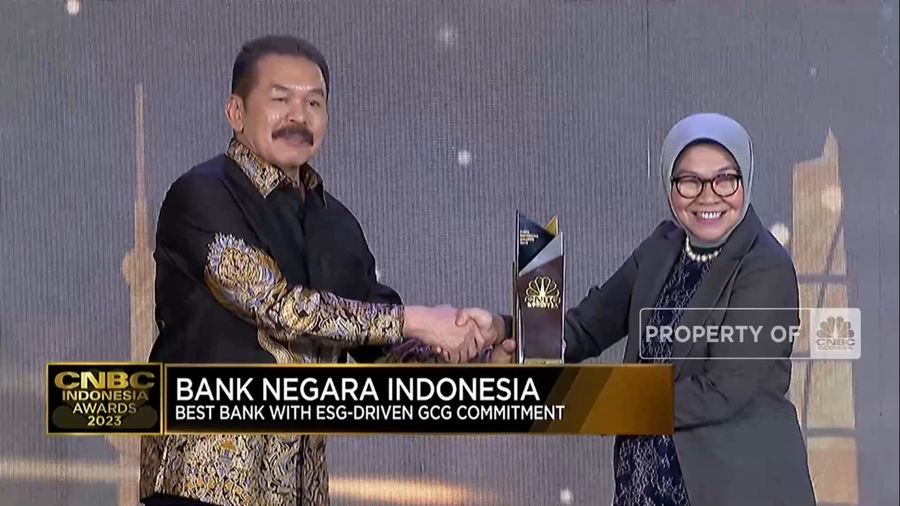 BNI Dinobatkan Jadi Best Bank with ESG-Driven GCG Commitment