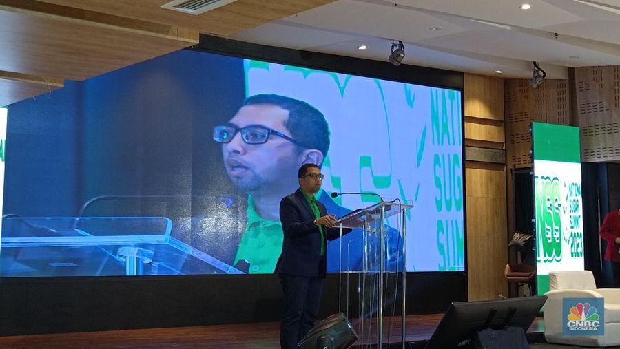 Direktur Utama ID Food Frans Marganda Tambunan. (CNBC Indonesia/Martya Sari)