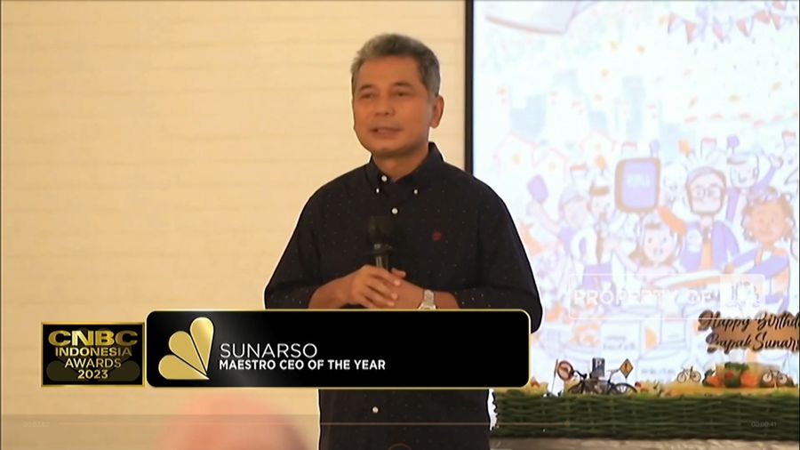Dirut BRI Sunarso Dianugerahi Maestro CEO of The Year
