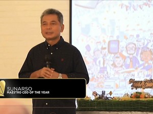 Dirut BRI Sunarso Dianugerahi Maestro CEO of The Year