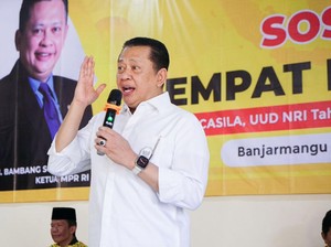 Sosialisasi 4 Pilar, Bamsoet Imbau Warga Tak Golput-Tolak Politik Uang