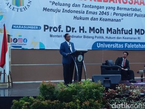 Bicara soal Pemilu di Seminar Kampus Banten, Mahfud Tegaskan Tak Kampanye
