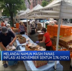 Inflasi AS Melandai, Tapi Belum Serendah Target The Fed