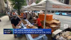 Inflasi AS Melandai, Tapi Belum Serendah Target The Fed
