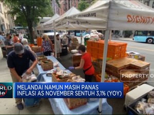 Inflasi AS Melandai, Tapi Belum Serendah Target The Fed