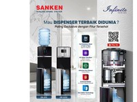 SANKEN Produksi Dispenser 'Infinite' Series Terbaik di Dunia