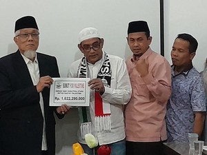 Aksi Bela Palestina di Istana Maimun Kumpulkan Dana Rp 1,6 M