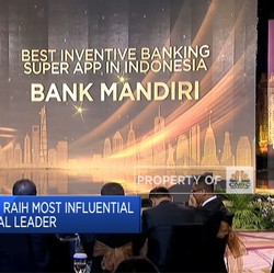 Bank Mandiri Raup Tiga Penghargaan di CNBC Indonesia Awards
