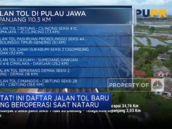Catat! Ini Daftar Jalan Tol Baru Yang Beroperasi Saat Nataru