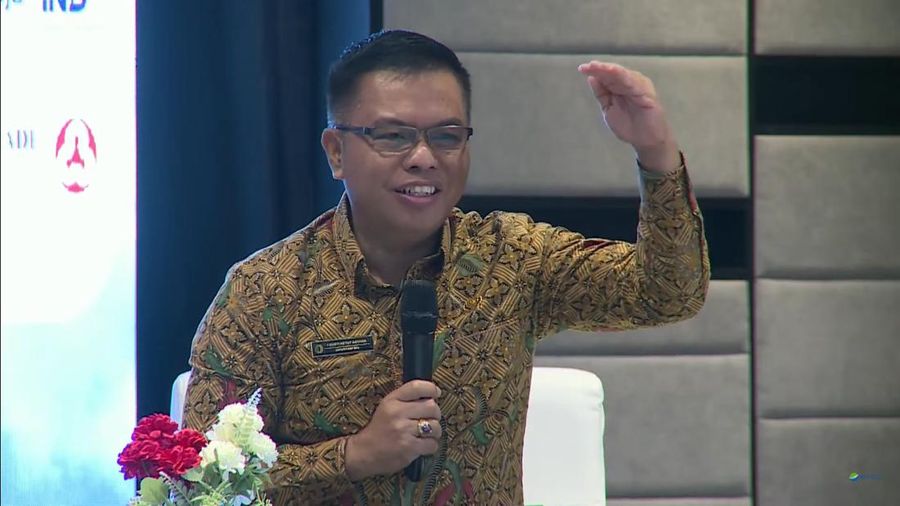 Deputi bidang Ketersediaan dan Stabilisasi Pangan Bapanas, I Gusti Ketut Astawa. (Tangkapan Layar Youtube ID Food)