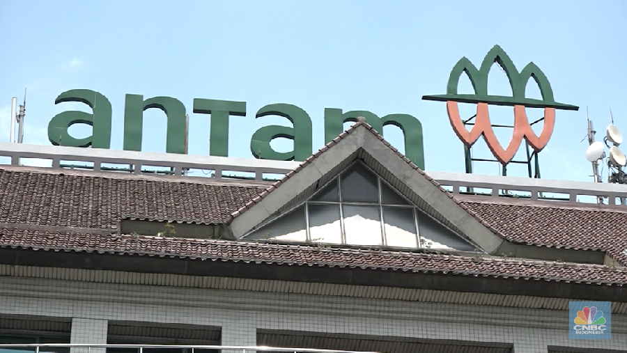 Gedung Antam. (CNBC Indonesia TV)