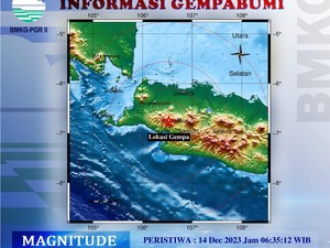 Analisis BMKG Soal Gempa Terkini M 4,6 Sukabumi: Dipicu Sesar Aktif