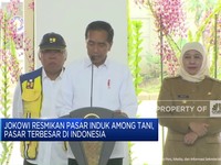 Jokowi Resmikan Pasar Induk Among Tani, Pasar Terbesar di RI