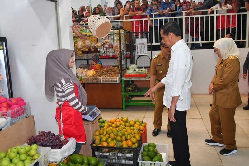 Jokowi Resmikan Pasar Terbesar di Indonesia, Ada di Kota Batu. Jokowi Resmikan Pasar Terbesar di Indonesia, Ada di Kota Batu. (Dok. Vico - Biro Pers Sekretariat Presiden)