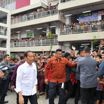 Penampakan Pasar Terbesar di Indonesia Diresmikan Jokowi