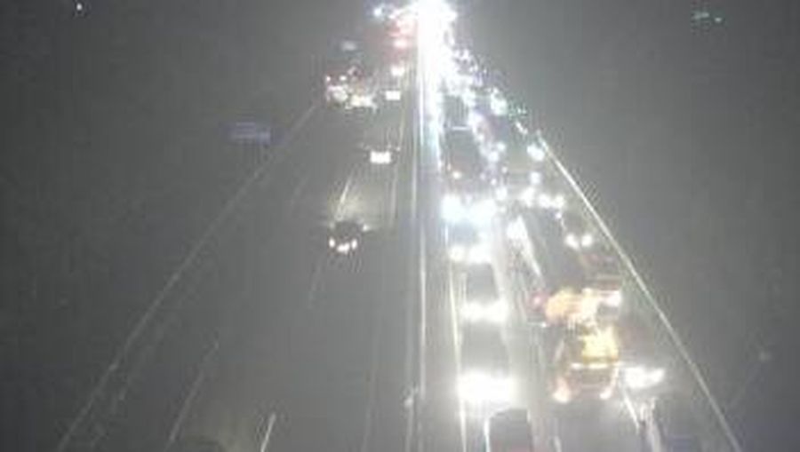 Kemacetan Ruas Tol Cipularang. (Dok. CCTV BPJT)