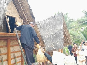 Mengenal Leuit Tempat Penyimpanan Padi di Pangandaran yang Melegenda