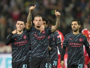 Kalahkan Red Star 3-2, Man City Lolos ke 16 Besar Liga Champions