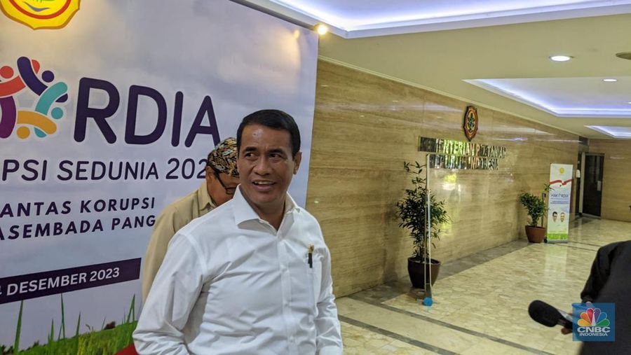 Menteri Pertanian saat menghadiri kegiatan Pembinaan Mental dengan tema 