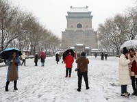 Beijing Hujan Salju, Sekolah Tutup-Pekerja WFH