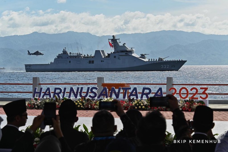Pemerintah giat dorong Tidore Kepulauan jadi Kawasan Strategis Pariwisata Nasional, ditonjolkan dalam Harnus 2023. Menteri Perhubungan Budi Karya Sumadi sampaikan komitmen di Pantai Tugulufa, 13 Desember 2023. Pemerintah giat dorong Tidore Kepulauan jadi Kawasan Strategis Pariwisata Nasional, ditonjolkan dalam Harnus 2023. Menteri Perhubungan Budi Karya Sumadi sampaikan komitmen di Pantai Tugulufa, 13 Desember 2023. (Dok. BKIP Kemenhub)