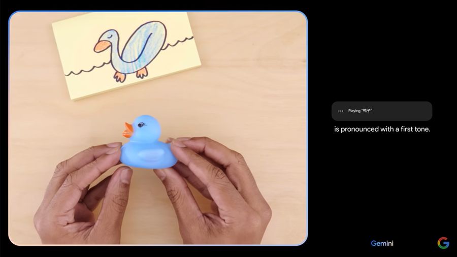 Video kecanggihan platform kecerdasan buatan Google, Gemini.